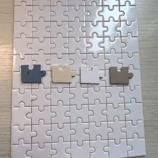 A5 Magnetic Sublimation Wooden Puzzle with Grey, White, and Blue Cards - Heat Transferable A4 Soft Magnet Blank Puzzle.
A5 Magnetic Sublimation Wooden Puzzle with Grey, White, and Blue Cards - Heat Transferable A4 Soft Magnet Blank Puzzle.