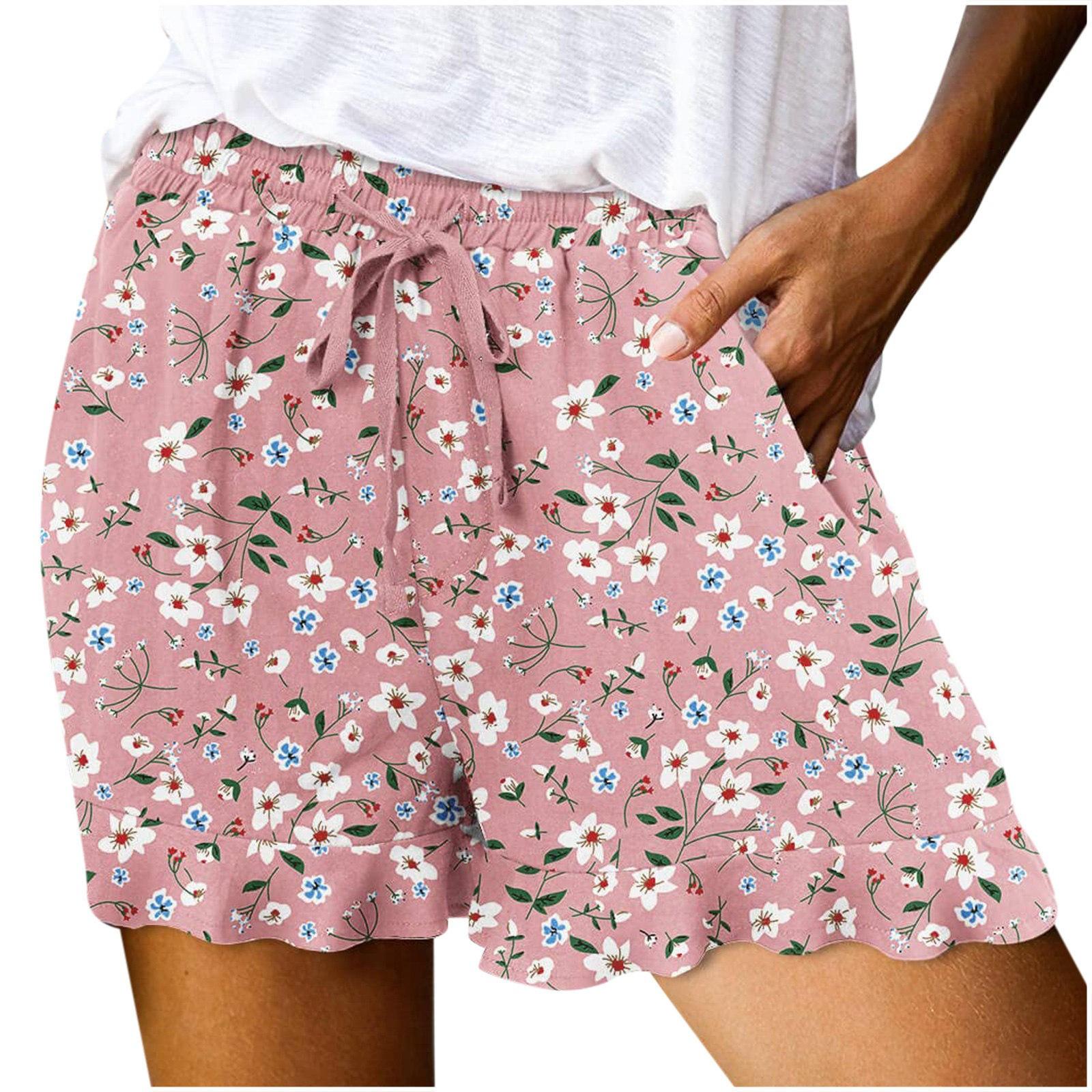 Женские модные повседневные шорты с полосатым принтом и карманами на завязках L розовый
Женские модные повседневные шорты с полосатым принтом и карманами на завязках L розовый