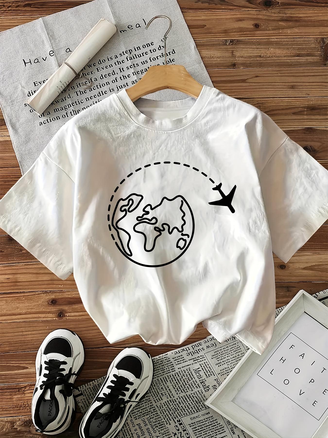 Airplane Print ShortSleeve Round Neck Womens Harajuku Short Sleeve Casual Womens Clothing Street Tops Tees Aesthetic Clothes 4XL
Airplane Print ShortSleeve Round Neck Womens Harajuku Short Sleeve Casual Womens Clothing Street Tops Tees Aesthetic Clothes 4XL