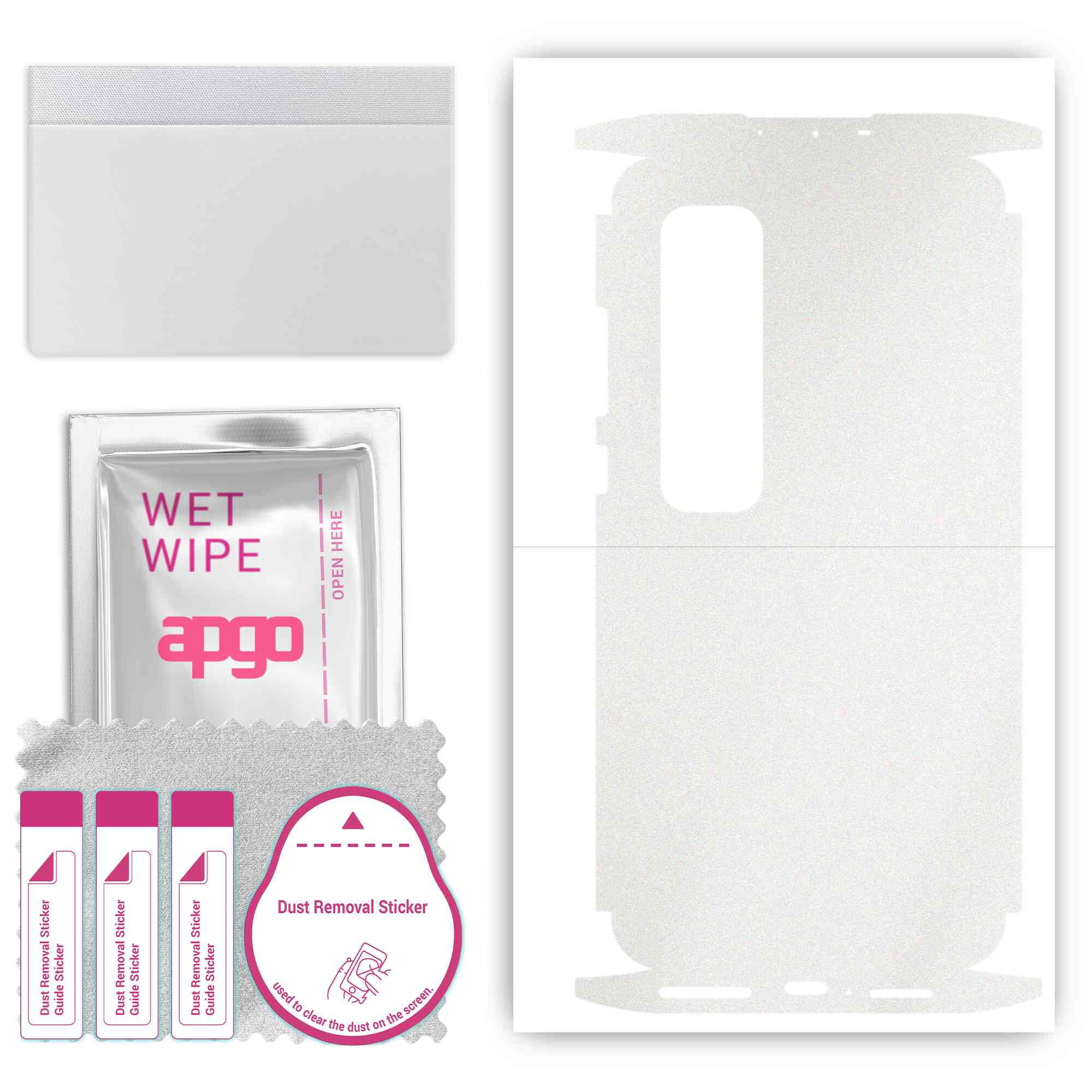 apgo Protective Skin Sticker for the back+sides compatible with Xiaomi Mi 10 Ultra, Full Wrap Film, Foil, Vinyl - Pattern Matte Transparent
apgo Protective Skin Sticker for the back+sides compatible with Xiaomi Mi 10 Ultra, Full Wrap Film, Foil, Vinyl - Pattern Matte Transparent