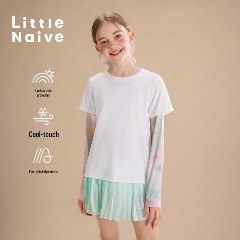 Little Naive Girls Faux Two-Piece Cooling Long Sleeve T-Shirt 170
Little Naive Girls Faux Two-Piece Cooling Long Sleeve T-Shirt 170
