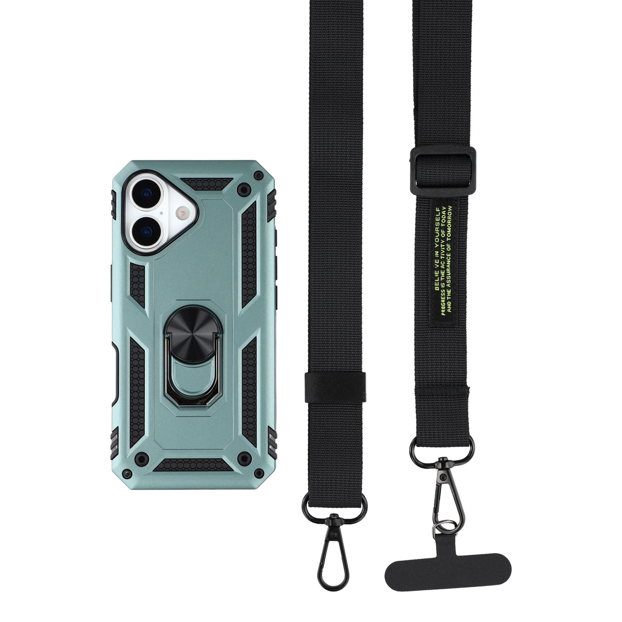 Чехол для iPhone 17 с плечевым ремнем и подставкой, PC+TPU чехол для телефона Blackish Green
Чехол для iPhone 17 с плечевым ремнем и подставкой, PC+TPU чехол для телефона Blackish Green