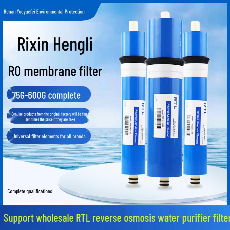 RTL Rixin Hengli RO Membrane - Universal 75G/400G Reverse Osmosis Filter for Home Water Purifiers 75G
RTL Rixin Hengli RO Membrane - Universal 75G/400G Reverse Osmosis Filter for Home Water Purifiers 75G