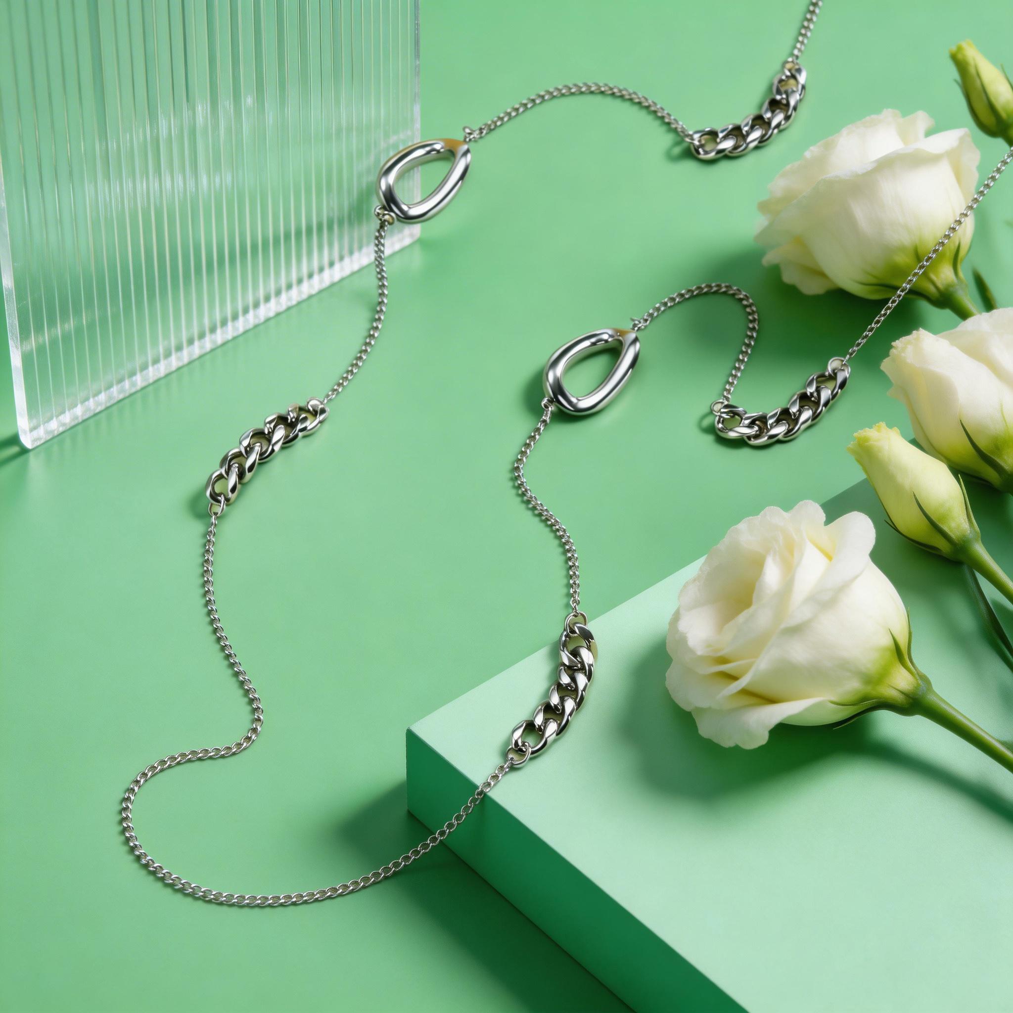 Hip Pop Long Necklace for Women Stainless Steel Irregular Chain Necklaces Punk Stackable Jewelry Gift
Hip Pop Long Necklace for Women Stainless Steel Irregular Chain Necklaces Punk Stackable Jewelry Gift
