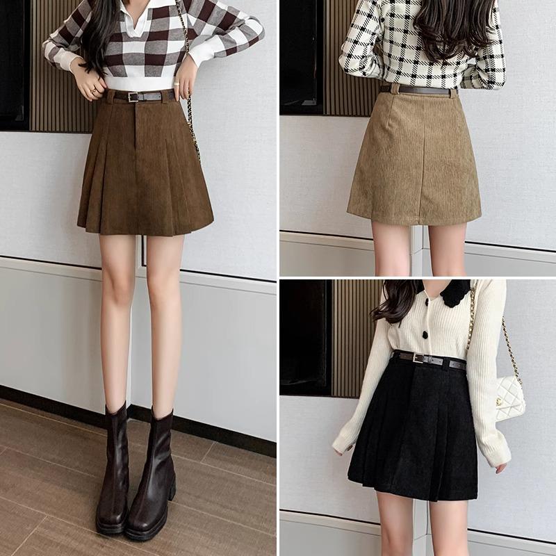 2024 Fall/Winter Korean Waistless Corduroy Pleated Mini Skirt - High Waist A-Line Design 3XL
2024 Fall/Winter Korean Waistless Corduroy Pleated Mini Skirt - High Waist A-Line Design 3XL