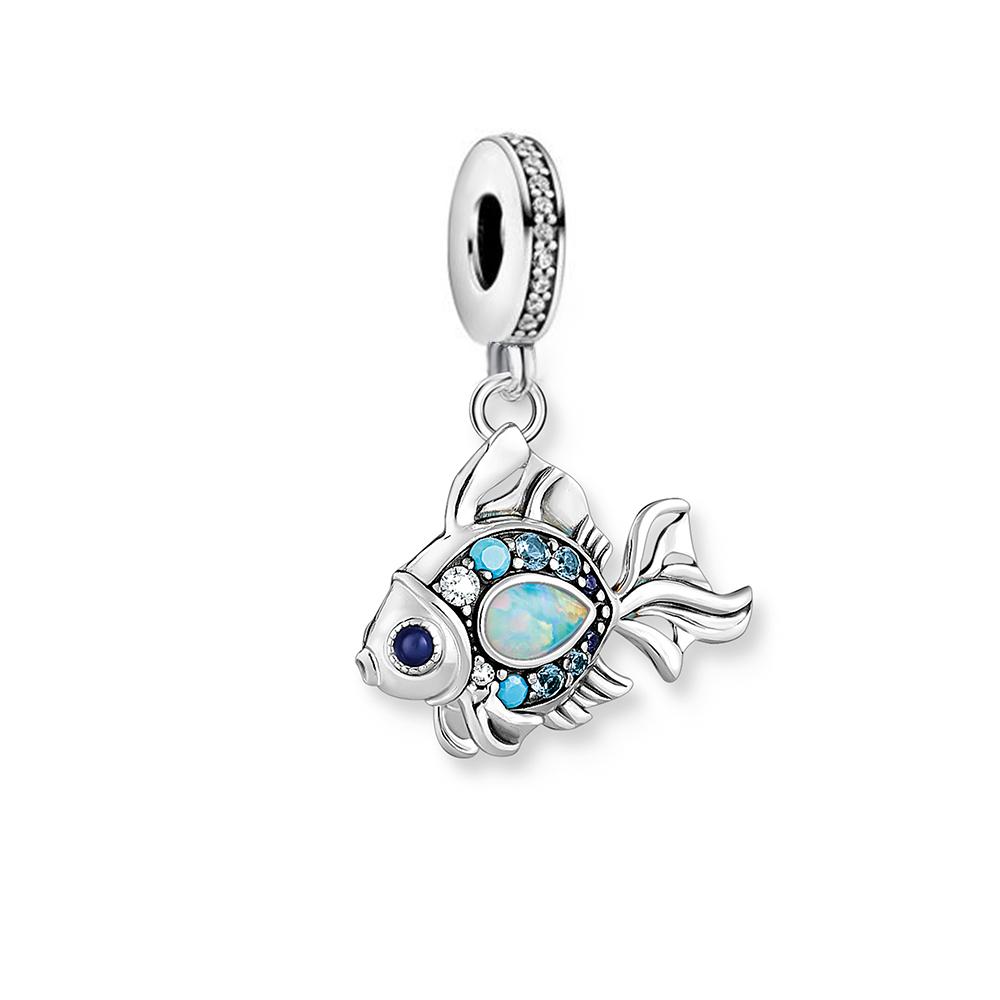 Blue Maritime Fish Charm Pendant Spring 925 Silver Trendy Lucky Gift For Women Jewelry
Blue Maritime Fish Charm Pendant Spring 925 Silver Trendy Lucky Gift For Women Jewelry