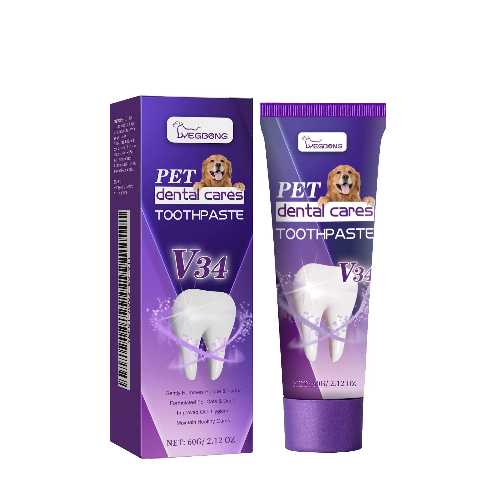 Зубная паста Yegbong Pet V34 для животных, очищающая ротовую полость, зубной камень, пятно, уход за деснами 60g
Зубная паста Yegbong Pet V34 для животных, очищающая ротовую полость, зубной камень, пятно, уход за деснами 60g