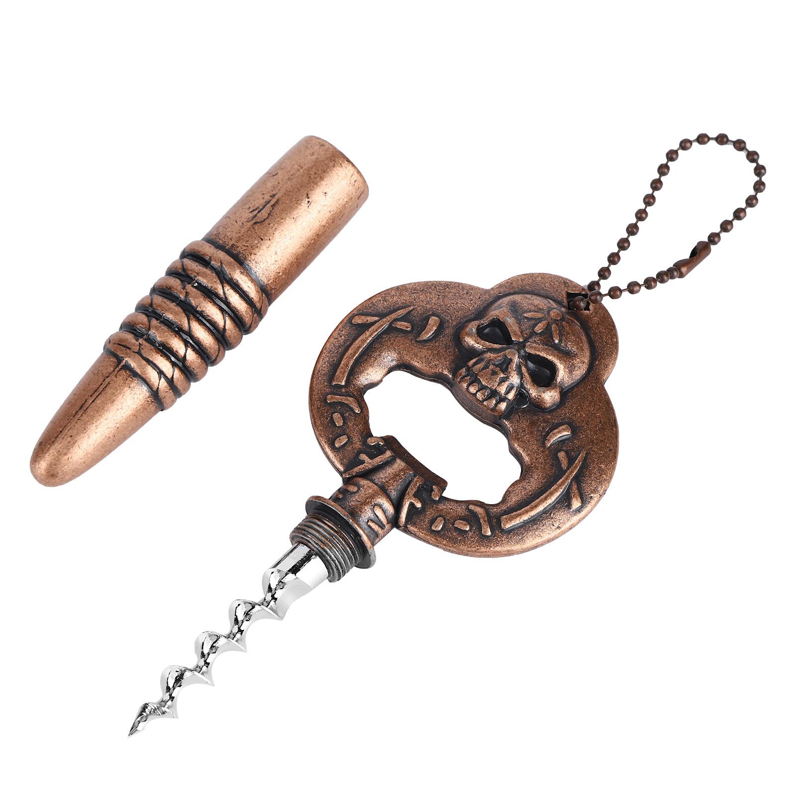 Wine Bottle Opener Portable Zinc Alloy Skull Pattern Beer Openers Crafts for Home Bar KTV
Wine Bottle Opener Portable Zinc Alloy Skull Pattern Beer Openers Crafts for Home Bar KTV