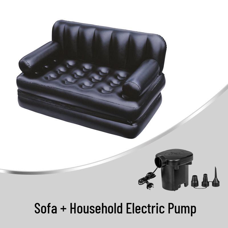 5-in-1 Double-Thick Inflatable Sofa Bed & Lounge Chair чорний
5-in-1 Double-Thick Inflatable Sofa Bed & Lounge Chair чорний