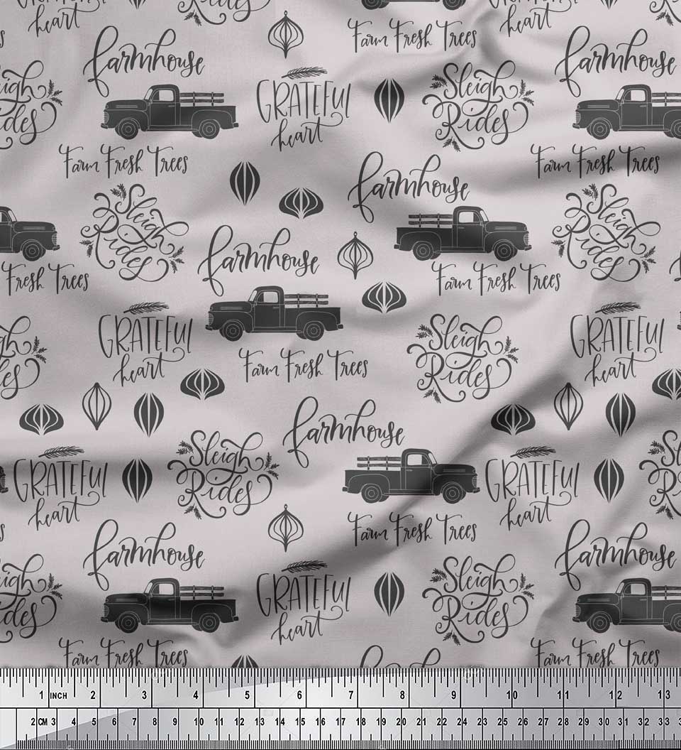 Soimoi Grey Japan Crepe Satin Fabric Cartruck & Farmhouse Text Print Fabric на метр 42 дюйма 42 Inch Wide - Poly Crepe серый
Soimoi Grey Japan Crepe Satin Fabric Cartruck & Farmhouse Text Print Fabric на метр 42 дюйма 42 Inch Wide - Poly Crepe серый