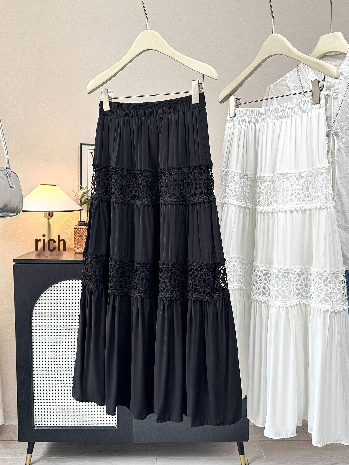 Women s 2026 Spring/Summer High-Waist Hollow Lace Crochet Midi Skirt One Size чорний
Women s 2026 Spring/Summer High-Waist Hollow Lace Crochet Midi Skirt One Size чорний