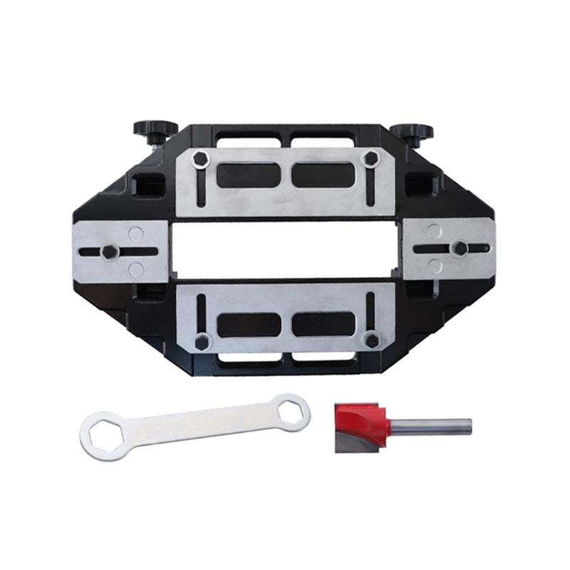 Convenient Door Hinge Jig Woodworking Hole Opener Positioning Drilling Slotting Right Angle Groove Lock Guide Plate Tool
Convenient Door Hinge Jig Woodworking Hole Opener Positioning Drilling Slotting Right Angle Groove Lock Guide Plate Tool