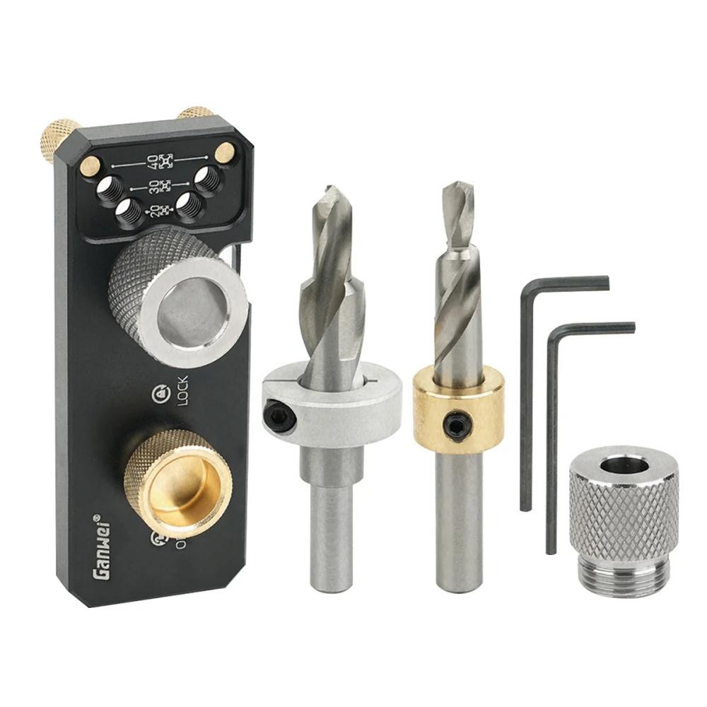 Adjustable New Aluminum Profile Drilling Aid for 20/30/40 Series Profiles DIY Woodworking Furniture Countersunk Screws Tools
Adjustable New Aluminum Profile Drilling Aid for 20/30/40 Series Profiles DIY Woodworking Furniture Countersunk Screws Tools