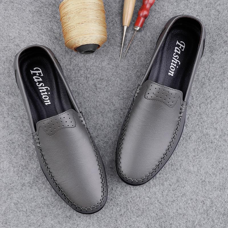 Men s Leather Shoes Men s Shoes Breathable Versatile Business Leather Shoes Blue Pedal Shoes Casual Leather 44 сірий колір
Men s Leather Shoes Men s Shoes Breathable Versatile Business Leather Shoes Blue Pedal Shoes Casual Leather 44 сірий колір