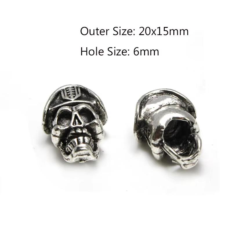 2Pcs Skull Warrior Helmet Spacer Bead Charms Hair Braid Dreadlock Beard Beads Paracord Rope Knife Beads for Bracelet DIY Jewelry
2Pcs Skull Warrior Helmet Spacer Bead Charms Hair Braid Dreadlock Beard Beads Paracord Rope Knife Beads for Bracelet DIY Jewelry