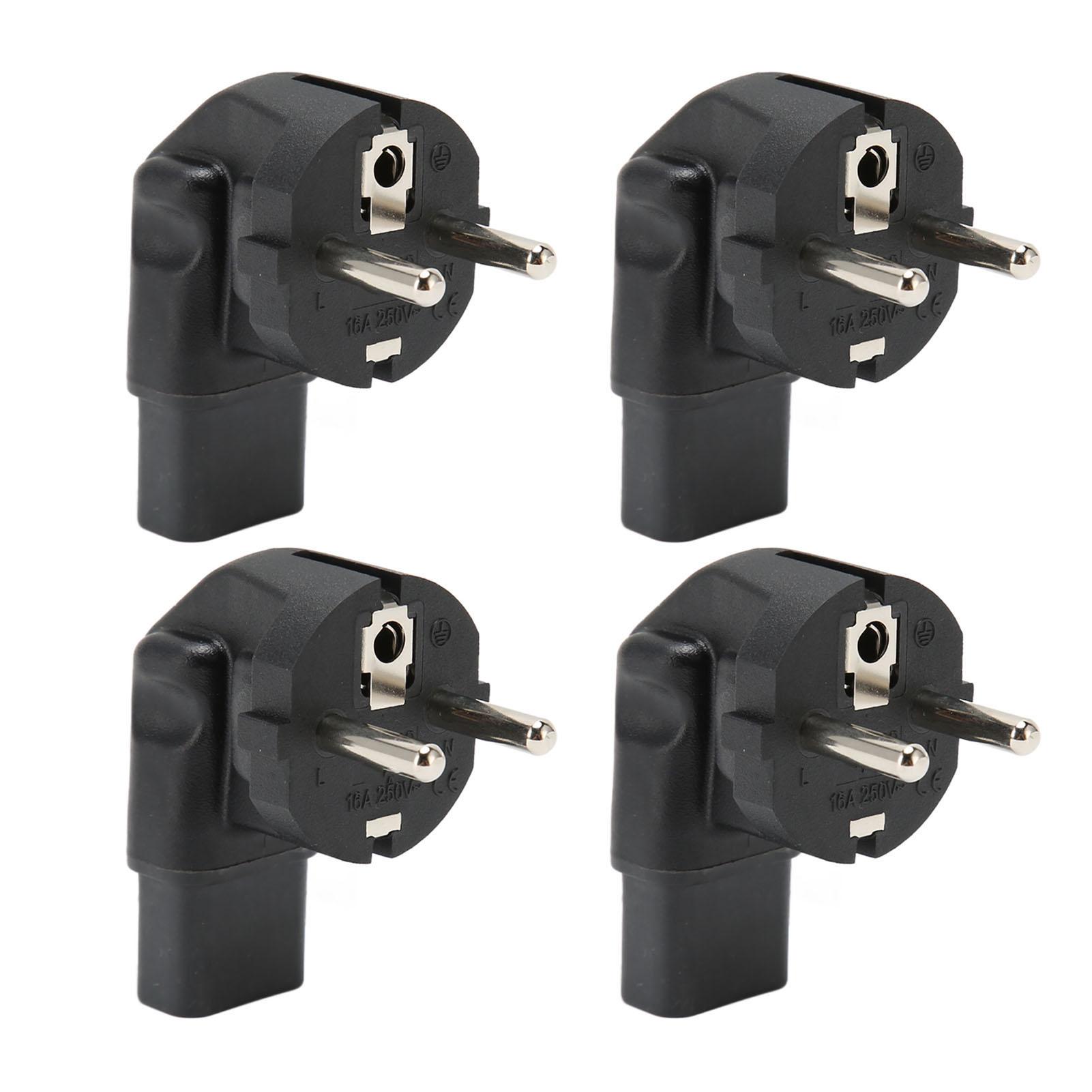 4pcs 4.8mm to IEC320 C13 Converter 90 Degree Power Plug Adapter for Laptop Power Adapters EU Plug
4pcs 4.8mm to IEC320 C13 Converter 90 Degree Power Plug Adapter for Laptop Power Adapters EU Plug