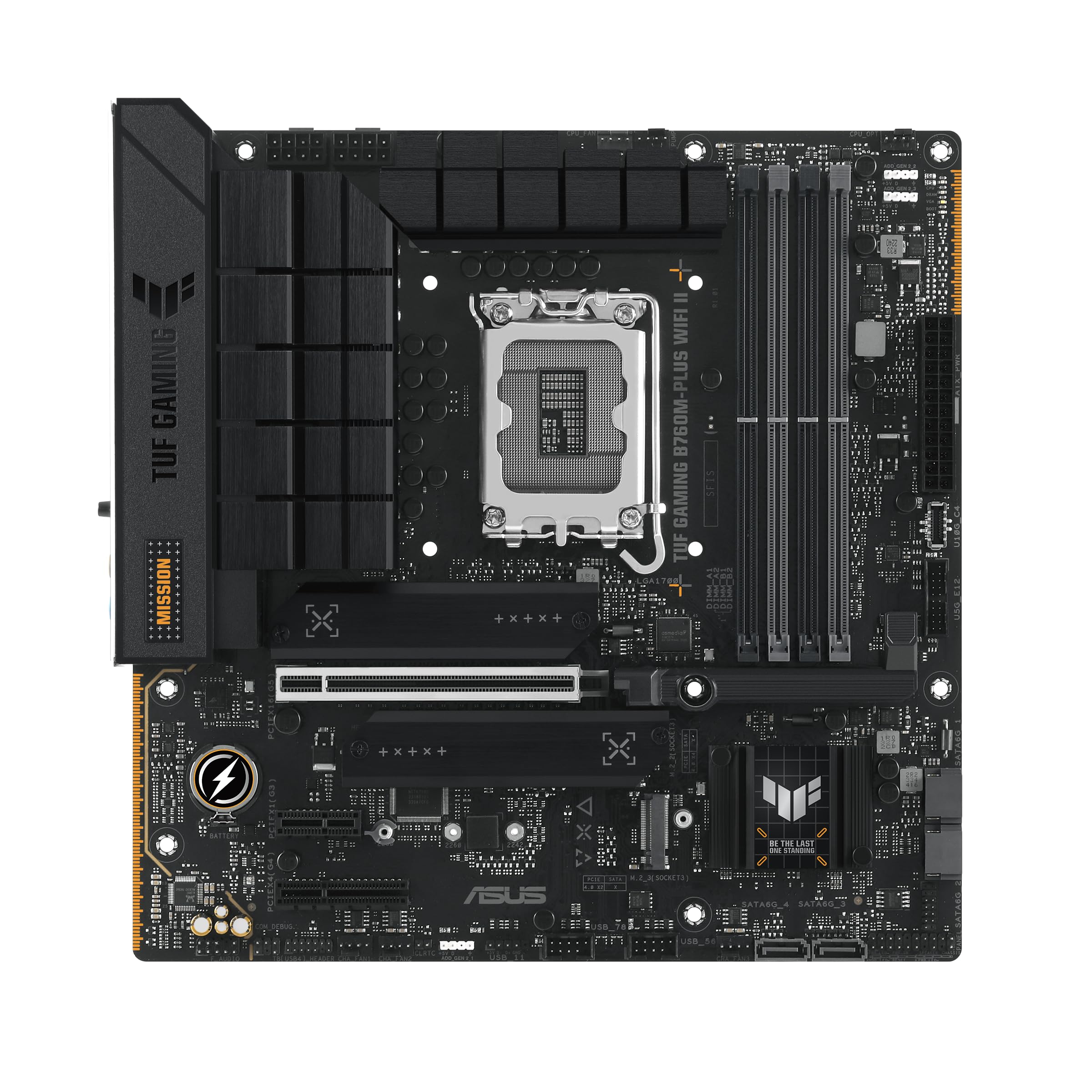 ASUS INTEL 14-го 13-го покоління, сумісна з B760M mATX, ігрова материнська плата TUF GAMING WIFI, авторизований дистриб’ютор продукту та B760M-PLUS II/Домашній
ASUS INTEL 14-го 13-го покоління, сумісна з B760M mATX, ігрова материнська плата TUF GAMING WIFI, авторизований дистриб’ютор продукту та B760M-PLUS II/Домашній