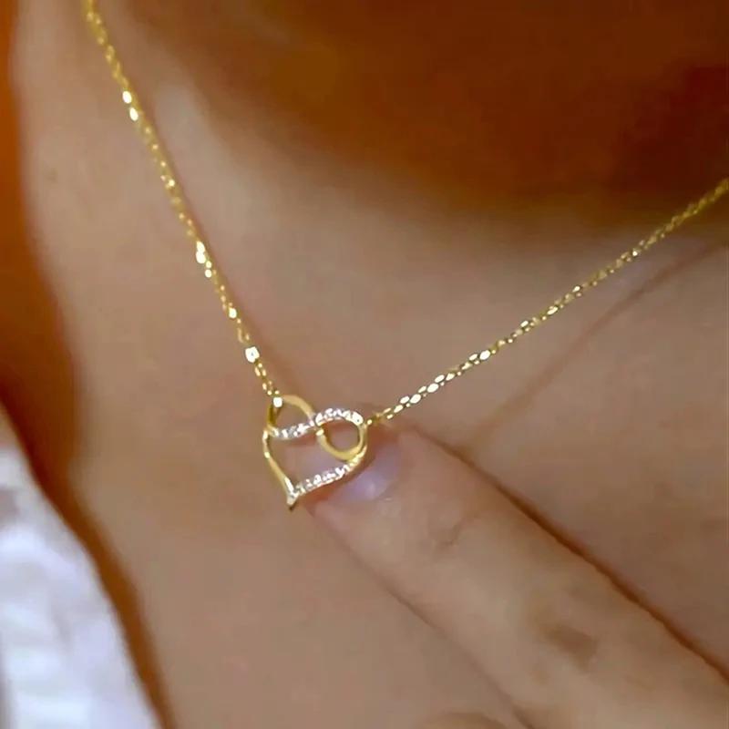 Huitan Color/Gold Color Classic Simple Design Heart Pendant Necklaces for Women Wedding Party Anniversary Accessories
Huitan Color/Gold Color Classic Simple Design Heart Pendant Necklaces for Women Wedding Party Anniversary Accessories