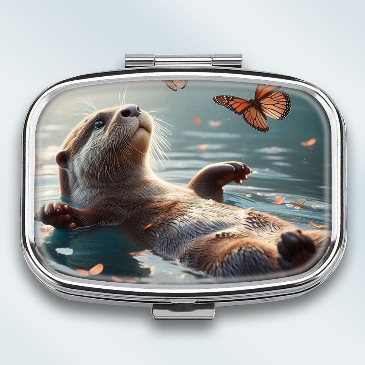 Portable Pill Box with 2 Compartments, Mini Metal Medicine Organizer Case, Cute Printed Pill Container for Vitamins, Pills, Jewelry, Travel, Daily Use різнокольоровий
Portable Pill Box with 2 Compartments, Mini Metal Medicine Organizer Case, Cute Printed Pill Container for Vitamins, Pills, Jewelry, Travel, Daily Use різнокольоровий