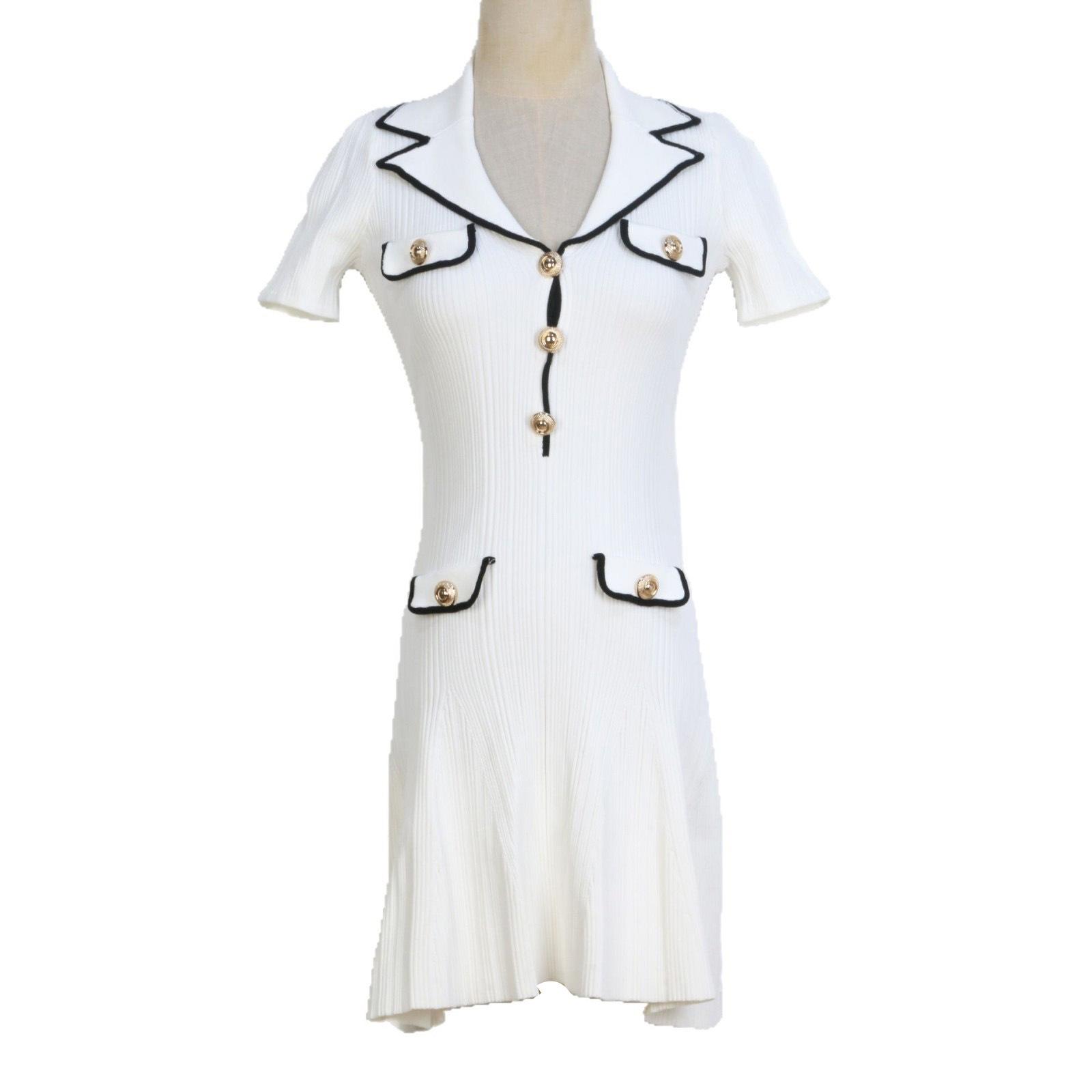Women s Color-Block Lapel Knit Dress: Slim-Fit, Short-Sleeve, A-Line Design for Spring/Summer Large
Women s Color-Block Lapel Knit Dress: Slim-Fit, Short-Sleeve, A-Line Design for Spring/Summer Large