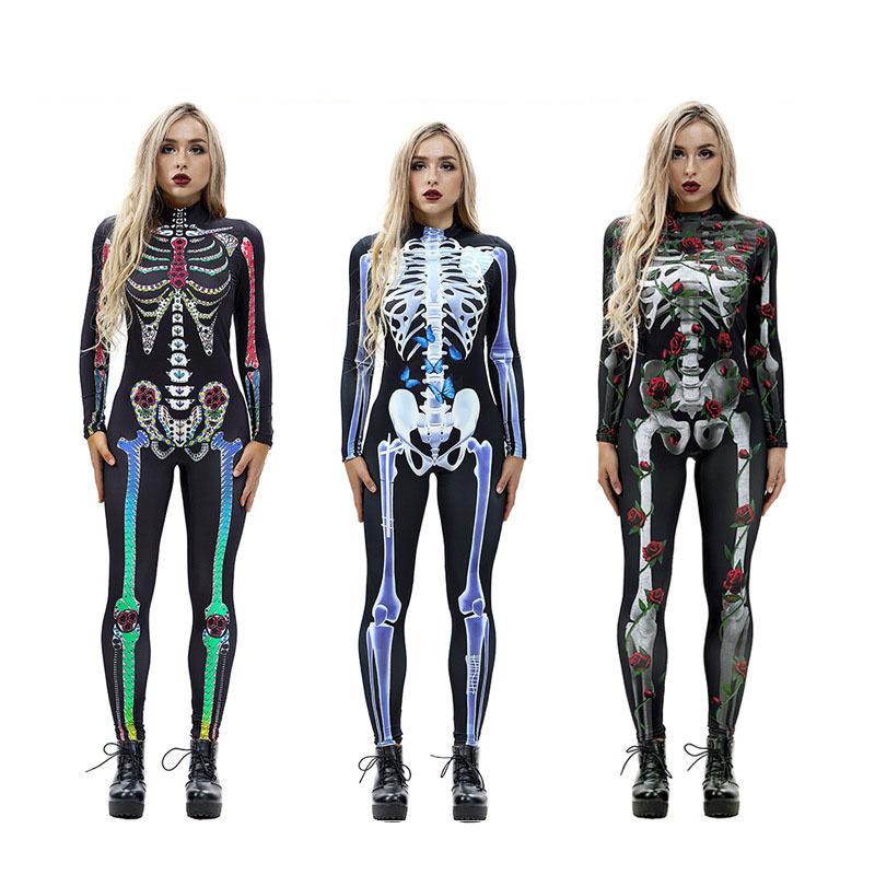 Halloween Rose Butterfly Skull 3D Print Cosplay Costume Sexy Jumpsuit Skeleton Bodysuit Adult Carnival Party monos muje XL
Halloween Rose Butterfly Skull 3D Print Cosplay Costume Sexy Jumpsuit Skeleton Bodysuit Adult Carnival Party monos muje XL