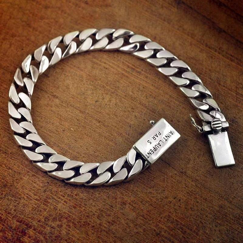 Men s Bracelet Ruffian Handsome Punk Cuban Chain Woven Bare Whip Chain Hip Hop Jewelry 18cm
Men s Bracelet Ruffian Handsome Punk Cuban Chain Woven Bare Whip Chain Hip Hop Jewelry 18cm