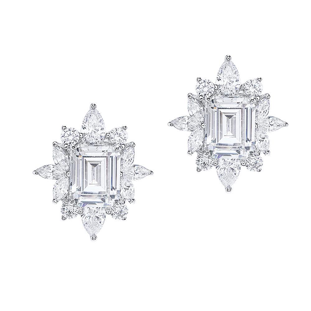 Xiancan Jewelry 925 Sterling Silver Square White Diamond Luxury Micro-Pave Petal Stud Earrings, European and American INS Style. 925 Silver
Xiancan Jewelry 925 Sterling Silver Square White Diamond Luxury Micro-Pave Petal Stud Earrings, European and American INS Style. 925 Silver