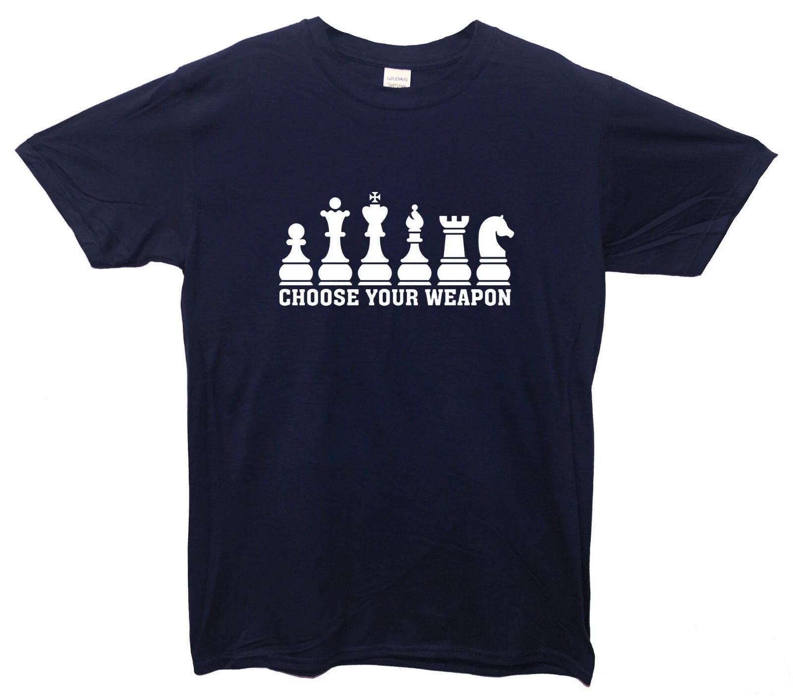 Choose Your Weapon T-Shirt (Queens Gambit Inspired) XL
Choose Your Weapon T-Shirt (Queens Gambit Inspired) XL