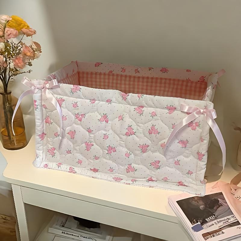 Ins Style Desktop Storage Basket, Foldable Large Capacity Organizer for Home Office Bathroom Floral Storage Basket
Ins Style Desktop Storage Basket, Foldable Large Capacity Organizer for Home Office Bathroom Floral Storage Basket