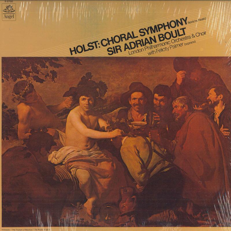 LP Record HOLST - SIR ADRIAN BOULT, LONDON PH - Choral Symphony S37030 ANGEL US Classical Used
LP Record HOLST - SIR ADRIAN BOULT, LONDON PH - Choral Symphony S37030 ANGEL US Classical Used