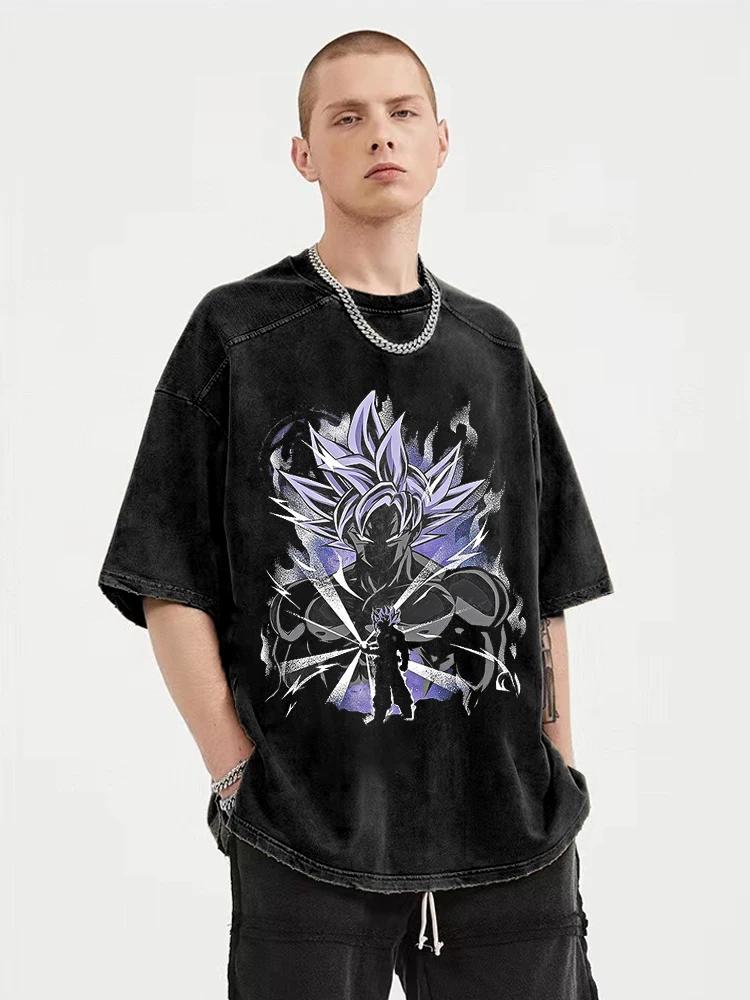 Men Hip Hop Streetwear Washed TShirt Dragon Ball Anime Graphic Tshirt Harajuku Cotton Tops Summer Short Sleeve Vintage Tees S
Men Hip Hop Streetwear Washed TShirt Dragon Ball Anime Graphic Tshirt Harajuku Cotton Tops Summer Short Sleeve Vintage Tees S