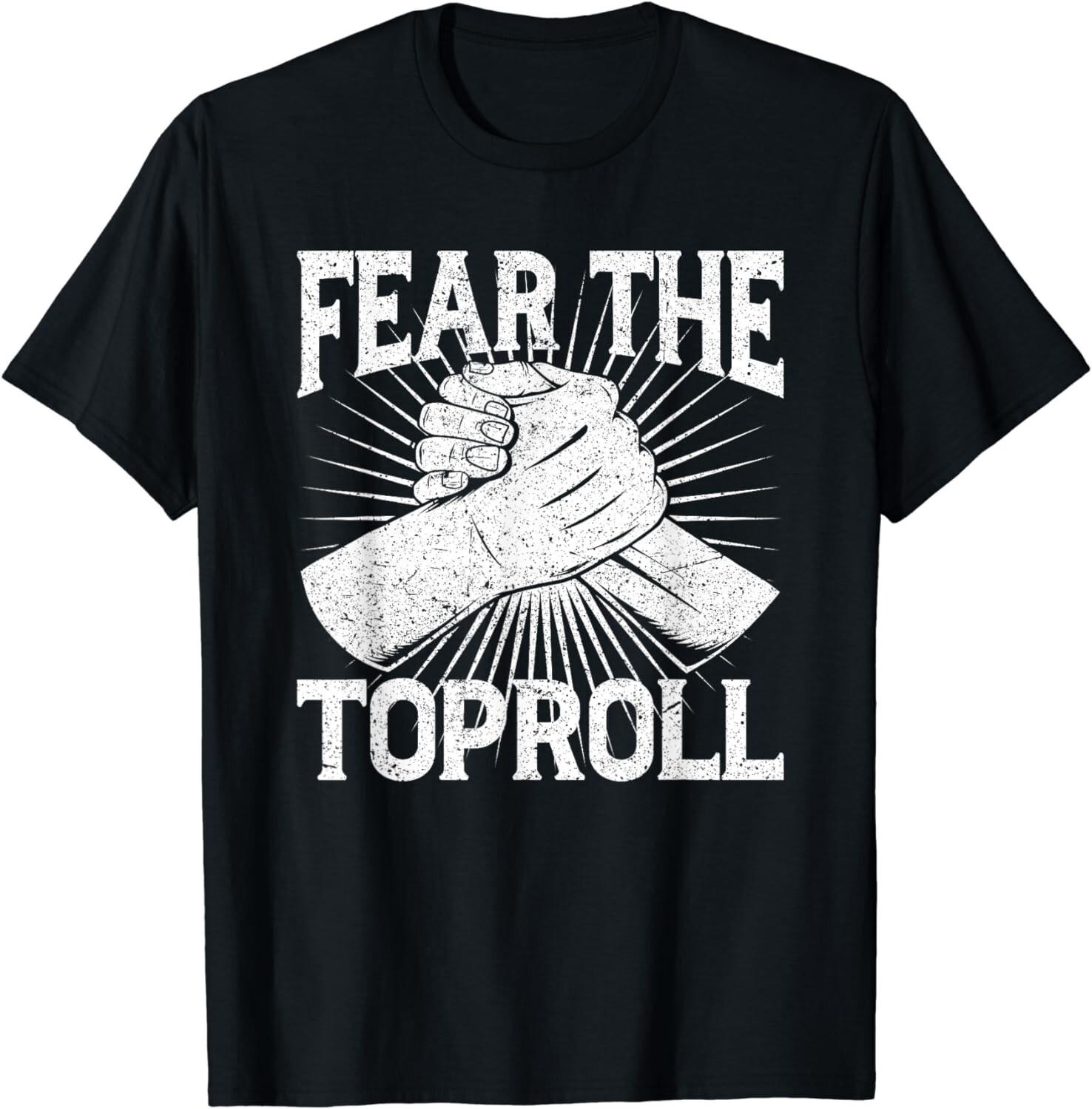 Funny Fear The Toproll Arm Wrestling Tee Shirts Gift Unisex T-Shirt 5XL різнокольоровий
Funny Fear The Toproll Arm Wrestling Tee Shirts Gift Unisex T-Shirt 5XL різнокольоровий
