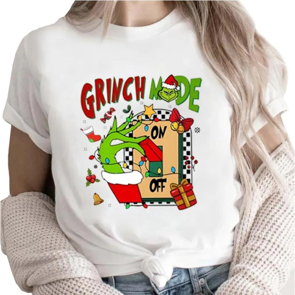 Модна чоловіча жіноча футболка Різдвяний принт зеленого монстра Круглий виріз Пуловер Сімейна різдвяна вечірка Повсякденна футболка Дитячі футболки Топ Одяг 100
Модна чоловіча жіноча футболка Різдвяний принт зеленого монстра Круглий виріз Пуловер Сімейна різдвяна вечірка Повсякденна футболка Дитячі футболки Топ Одяг 100