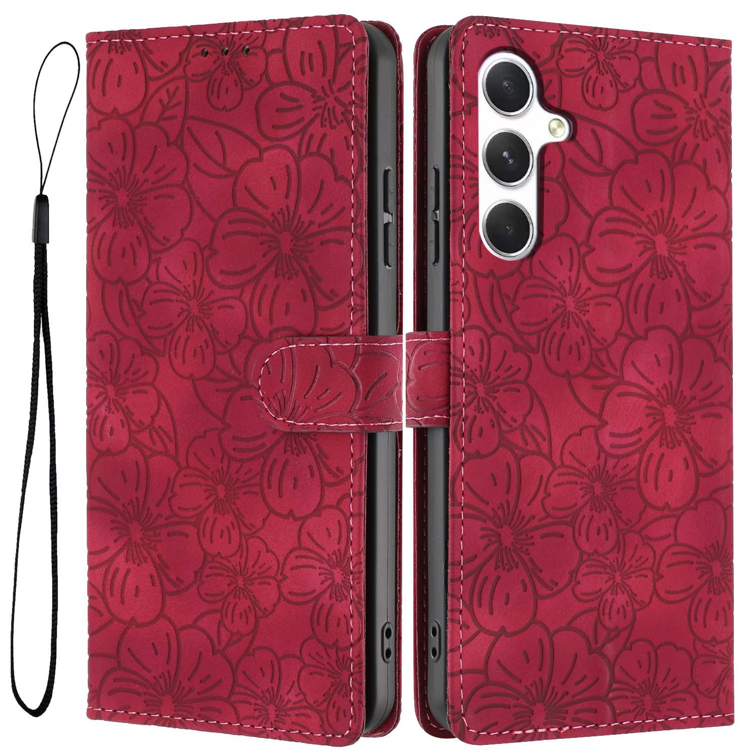For Samsung Galaxy A34 5G Flip Case Cherry Blossom Pattern Leather Wallet Stand Phone Cover with Wrist Strap
For Samsung Galaxy A34 5G Flip Case Cherry Blossom Pattern Leather Wallet Stand Phone Cover with Wrist Strap