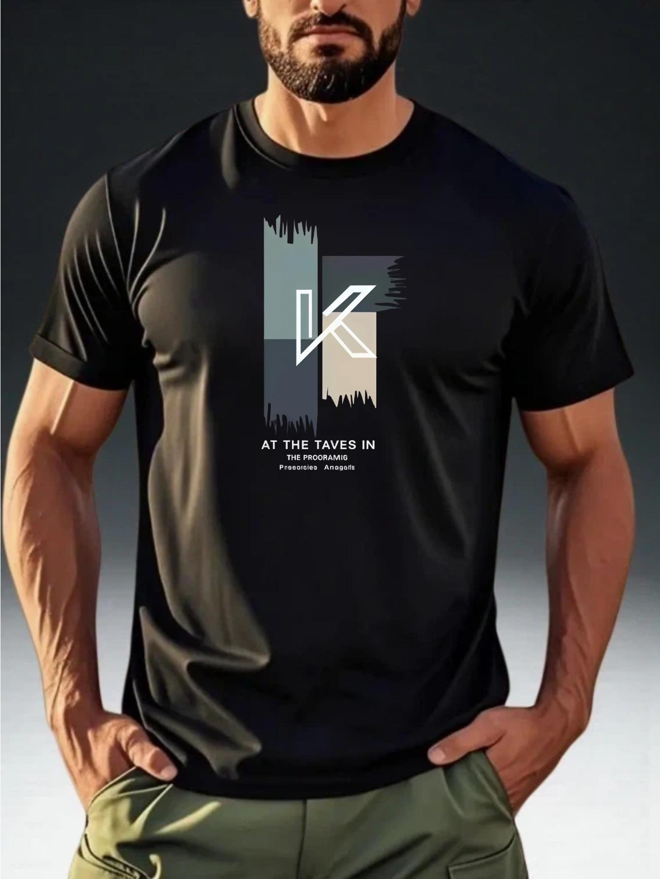 Men S Short-Sleeve T-Shirt Featuring a Geometric Letter K with a Minimalist Print XXL
Men S Short-Sleeve T-Shirt Featuring a Geometric Letter K with a Minimalist Print XXL