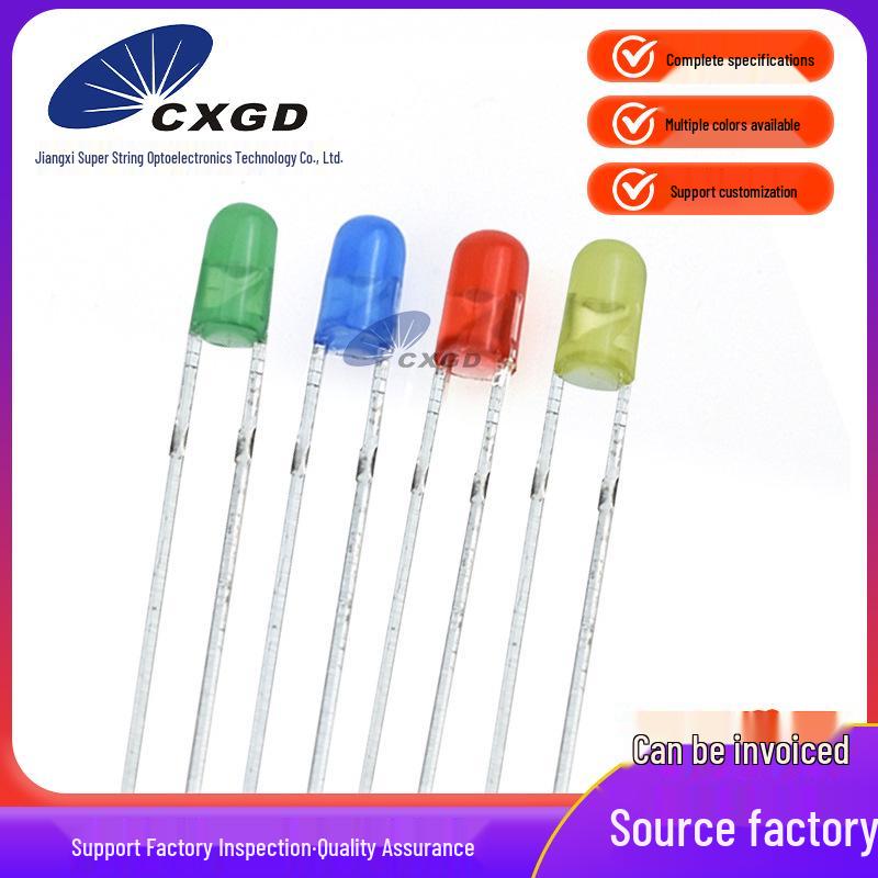 3mm Bezel-less Green Short-leg F3 LED Light Bead 3mm Short-leg Green
3mm Bezel-less Green Short-leg F3 LED Light Bead 3mm Short-leg Green