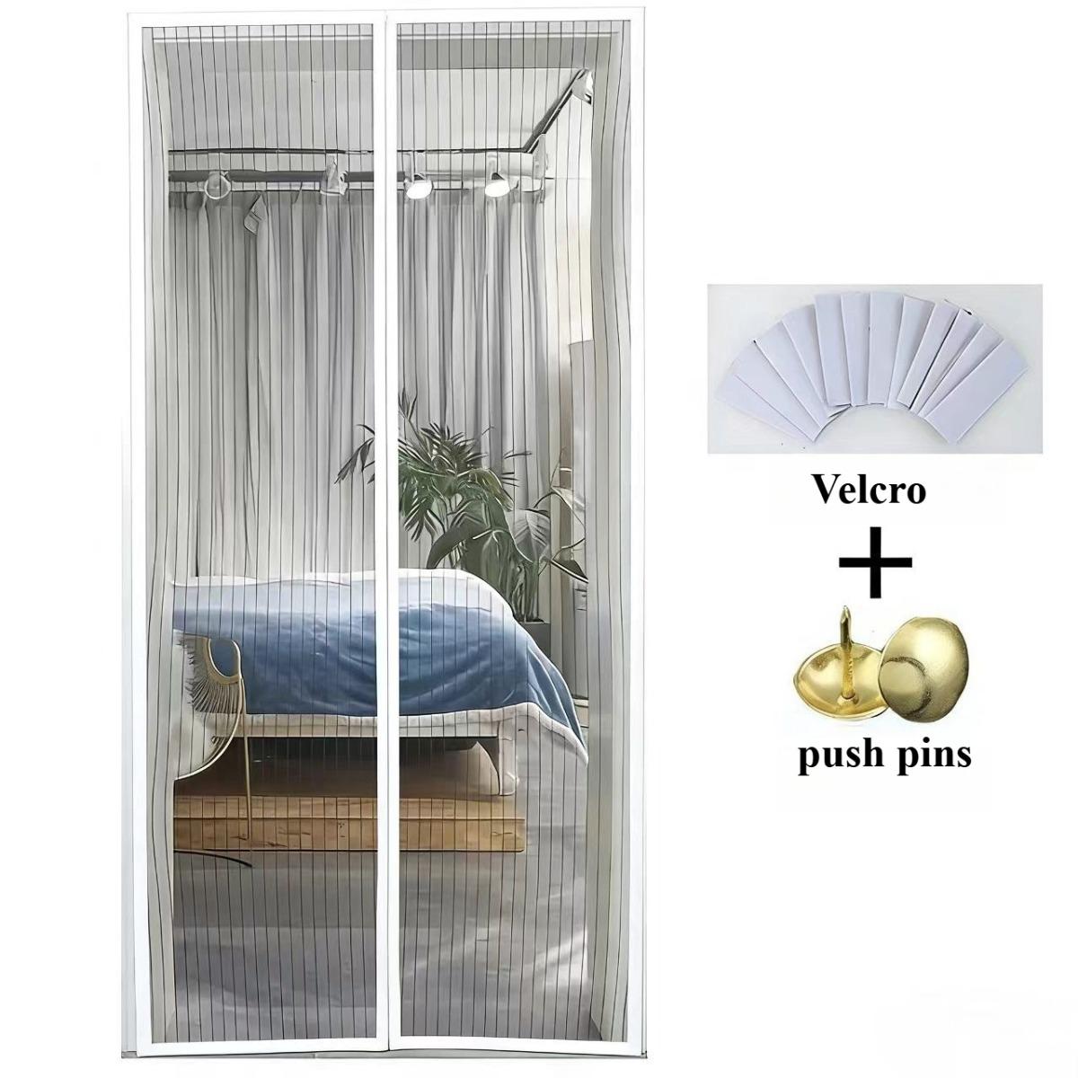 1-piece Magnetic Suction Screen Door Curtain - Insect Proof Mesh Belt Self Sealing Technology, Easy To Install Without Tools, Suitable for All Seasons 210*90 білий
1-piece Magnetic Suction Screen Door Curtain - Insect Proof Mesh Belt Self Sealing Technology, Easy To Install Without Tools, Suitable for All Seasons 210*90 білий