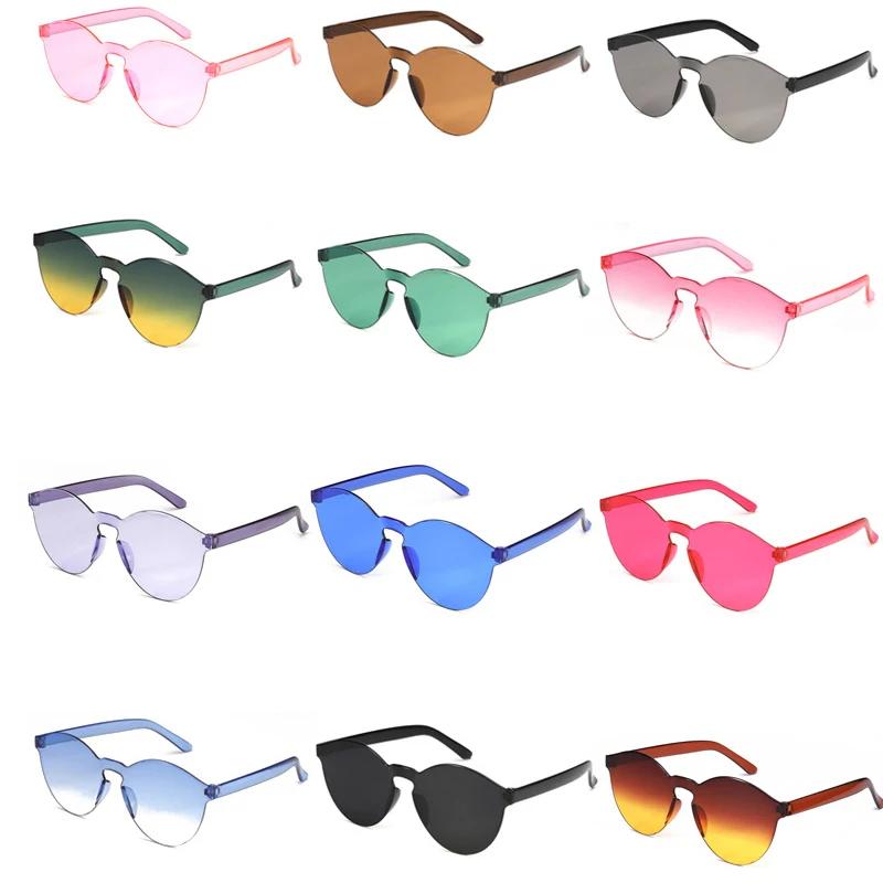 New Frameless Jelly Transparent Glasses Retro Candy Color Eyewear Men s and Women s Fashion PC Sunglasses Uv400
New Frameless Jelly Transparent Glasses Retro Candy Color Eyewear Men s and Women s Fashion PC Sunglasses Uv400