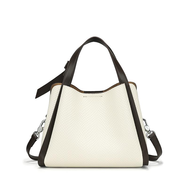 2025 Spring/Summer New Niche Design High-End Handbag Fashionable Casual Large-Capacity Shoulder Crossbody Bucket Bag Snake-patterned off-white
2025 Spring/Summer New Niche Design High-End Handbag Fashionable Casual Large-Capacity Shoulder Crossbody Bucket Bag Snake-patterned off-white