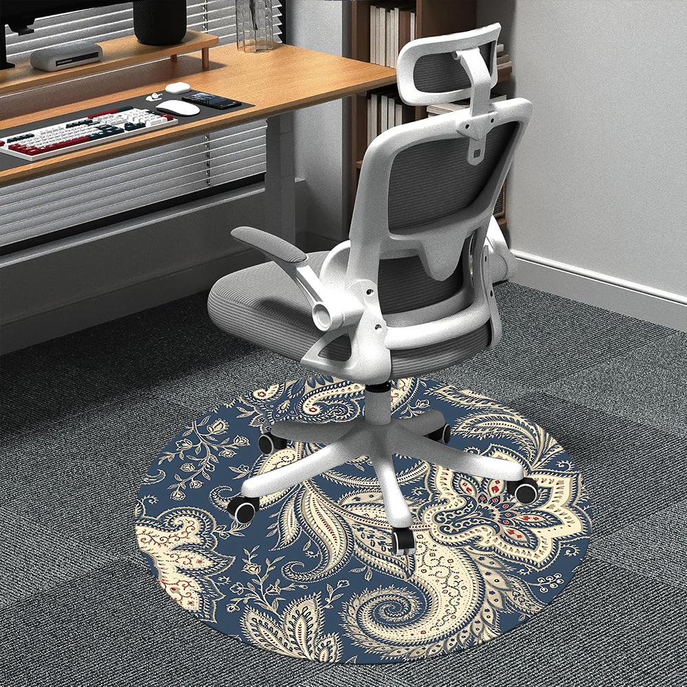 1pc Paisley Motif Office Round Area Rug, Indoor Mat Suitable ForOffice, Under Office Chairs Bedroom Living Room Home Decor, Room Deco 003 80cm by 80cm
1pc Paisley Motif Office Round Area Rug, Indoor Mat Suitable ForOffice, Under Office Chairs Bedroom Living Room Home Decor, Room Deco 003 80cm by 80cm