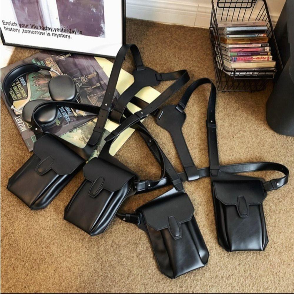 Multi-function Storage Vest Backpack Unisex Chest Packs Punk Style Chest Rig Bag Streetwear чорний
Multi-function Storage Vest Backpack Unisex Chest Packs Punk Style Chest Rig Bag Streetwear чорний