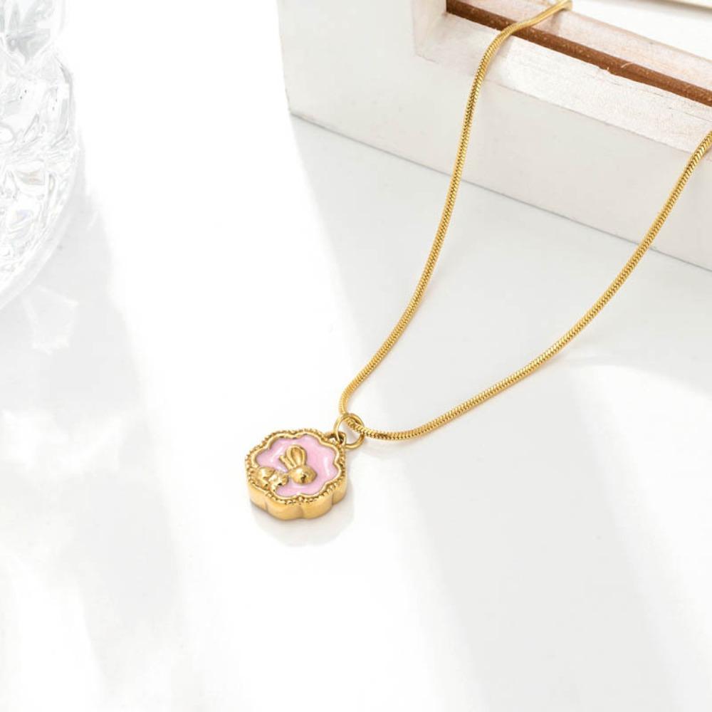 Titanium Mooncake Pendant Necklace Mooncake Shape Sweater Chain Necklace Mid-Autumn Festival Gift rabbit
Titanium Mooncake Pendant Necklace Mooncake Shape Sweater Chain Necklace Mid-Autumn Festival Gift rabbit