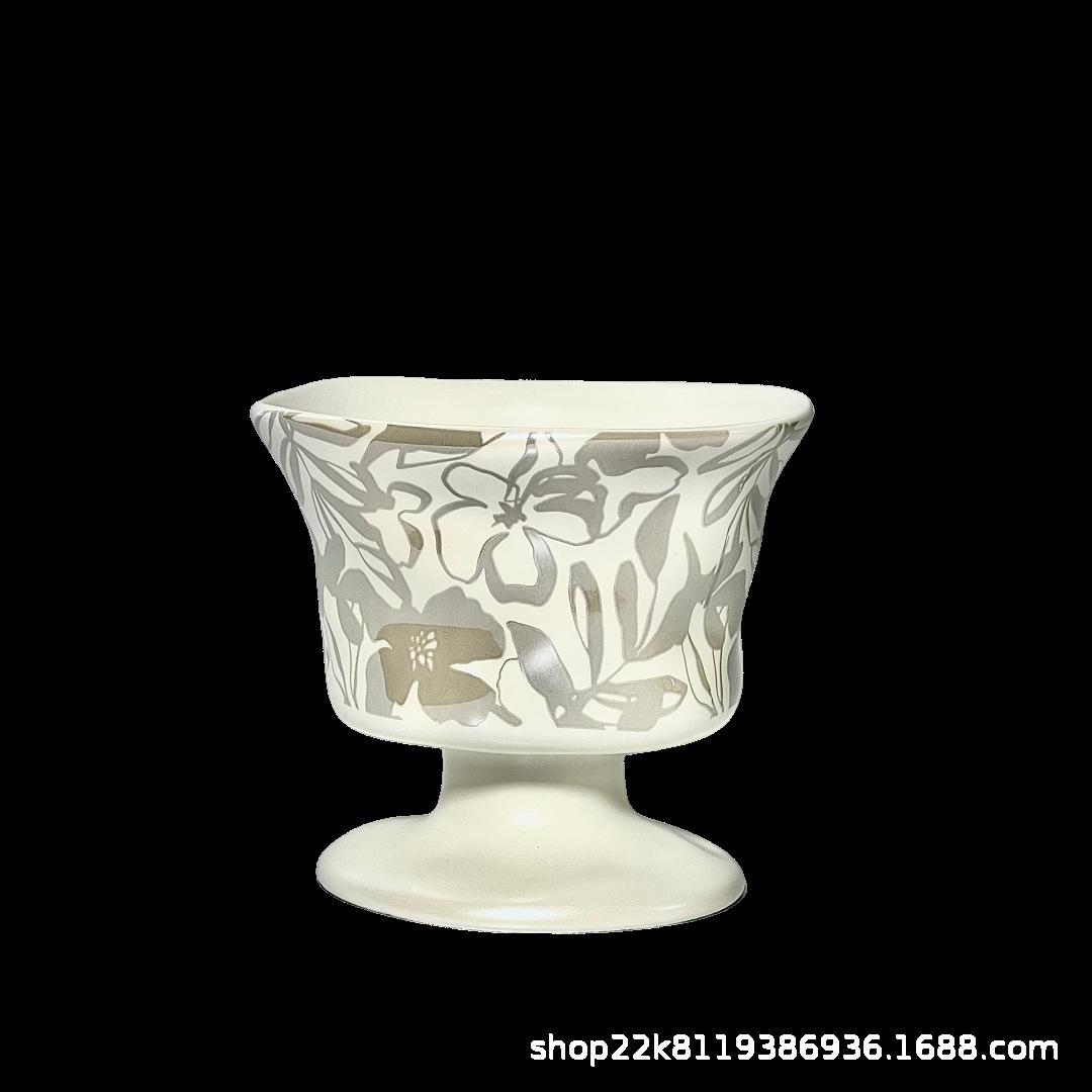 Creative Light Luxury Pearl White Ceramic Dessert Cup Yogurt Cup Ice Cream Cup Fashionable And Simple Style 101-200ml слонова кістка
Creative Light Luxury Pearl White Ceramic Dessert Cup Yogurt Cup Ice Cream Cup Fashionable And Simple Style 101-200ml слонова кістка