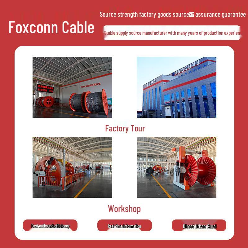 Aluminum Core Power Cable YJLV - 2 Core 10–400 sq mm Household Overhead/Buried Wire 2-Core 10 sq mm
Aluminum Core Power Cable YJLV - 2 Core 10–400 sq mm Household Overhead/Buried Wire 2-Core 10 sq mm