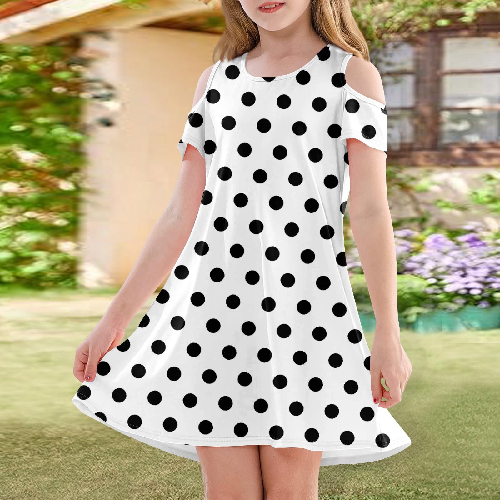 Girls A-Line Dress -Summer Sleeveless Casual Sundress Toddler Dress 130 білий
Girls A-Line Dress -Summer Sleeveless Casual Sundress Toddler Dress 130 білий