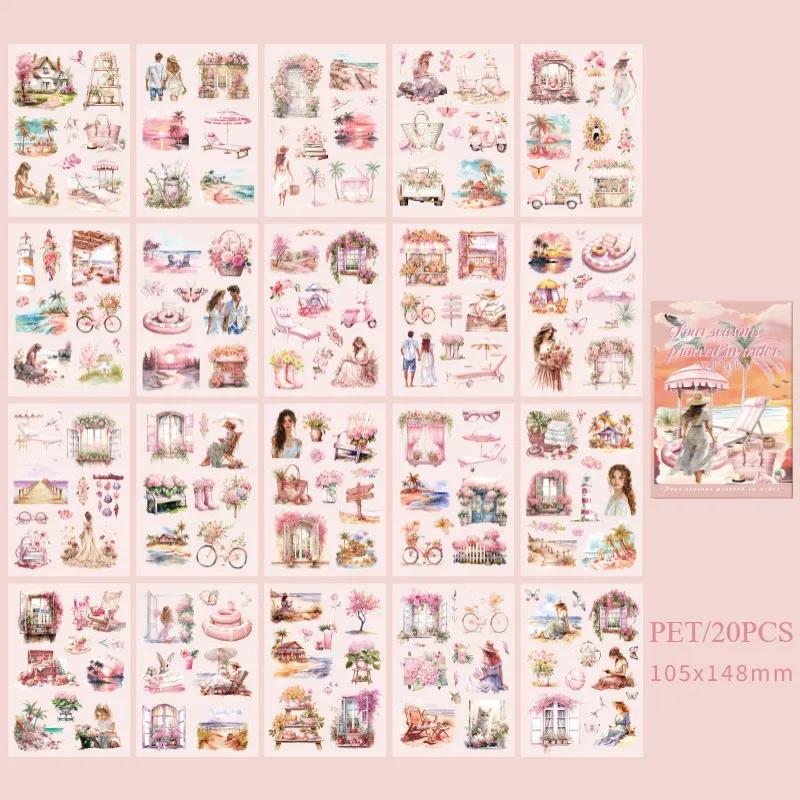 20Sheets PET Stickers Season Series PET Decorative Stickers Diary Scrapbooking Material Decor Album Stationery Stickers
20Sheets PET Stickers Season Series PET Decorative Stickers Diary Scrapbooking Material Decor Album Stationery Stickers