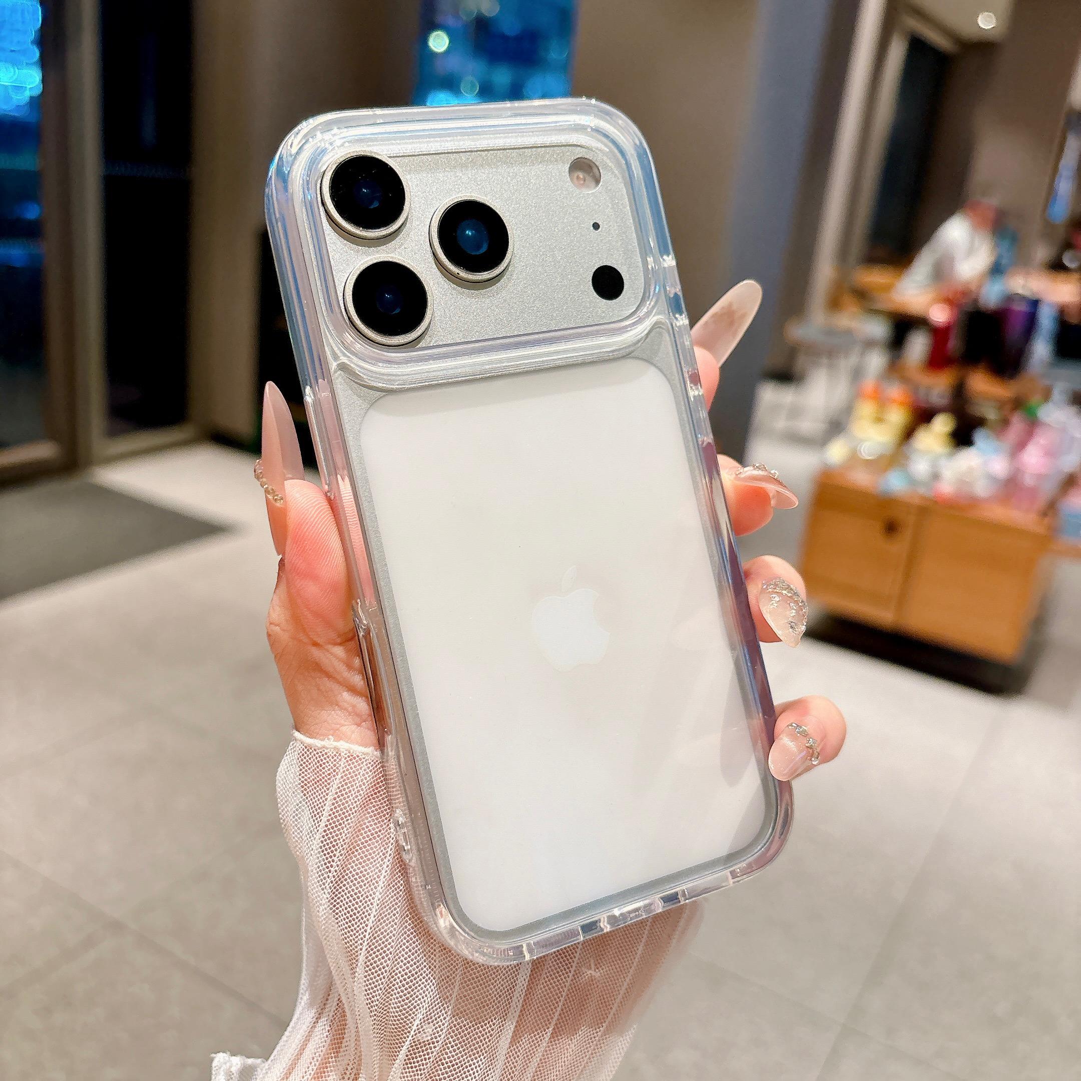HD Transparent Acrylic Hard Phone Case For iPhone 17 16 15 14 13 Pro Max With Metal Button Armor Shockproof Bumper Cover iPhone 13
HD Transparent Acrylic Hard Phone Case For iPhone 17 16 15 14 13 Pro Max With Metal Button Armor Shockproof Bumper Cover iPhone 13