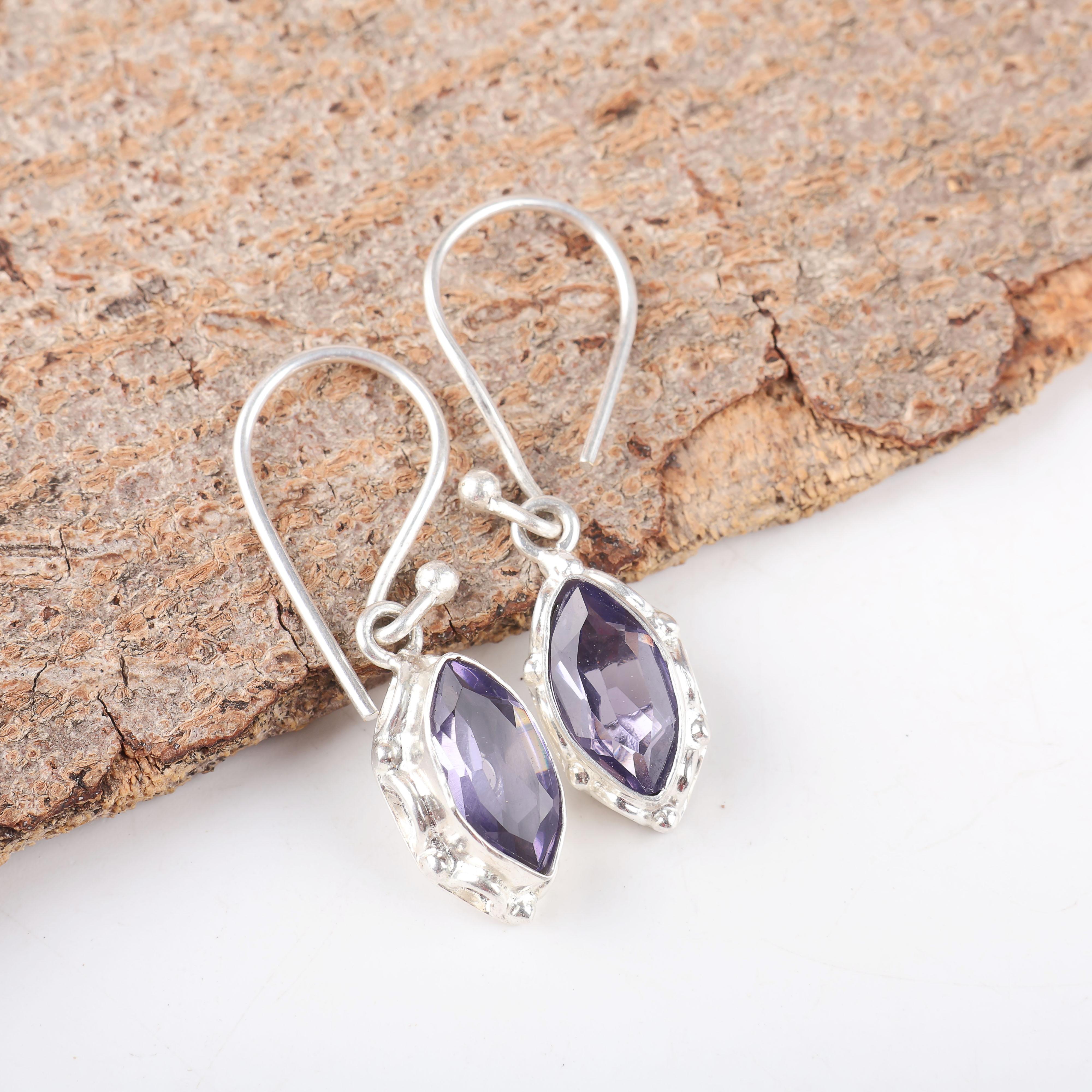 Iolite Earrings Gemstone Jewelry, 925 Solid Sterling Silver Earrings, Handmade Jewelry Birthstone Earrings, Gift For Him 1.38 Inches синій
Iolite Earrings Gemstone Jewelry, 925 Solid Sterling Silver Earrings, Handmade Jewelry Birthstone Earrings, Gift For Him 1.38 Inches синій