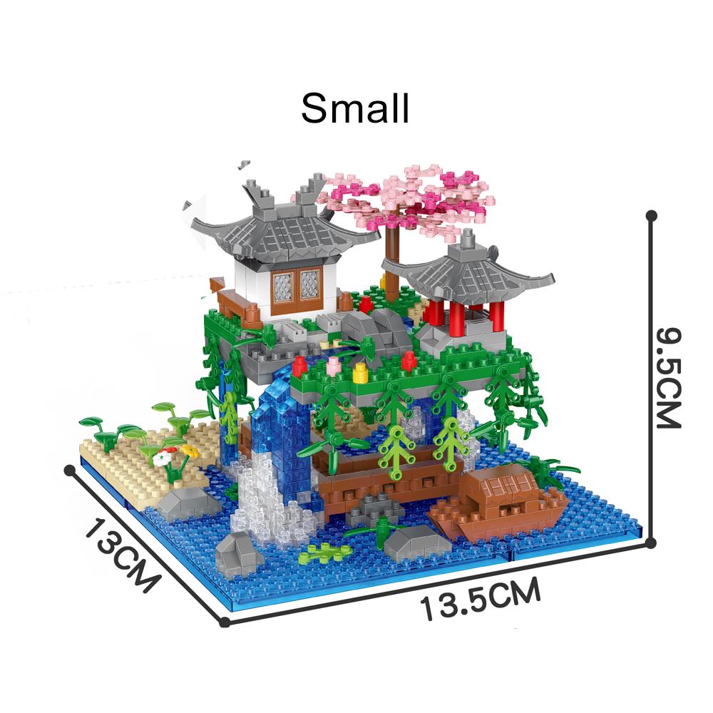 1130PCS Creative Sakura Tree House Building Blocks City Street View Architecture Model Micro Bricks Gift Toy for Kid Girl Adult in bag
1130PCS Creative Sakura Tree House Building Blocks City Street View Architecture Model Micro Bricks Gift Toy for Kid Girl Adult in bag