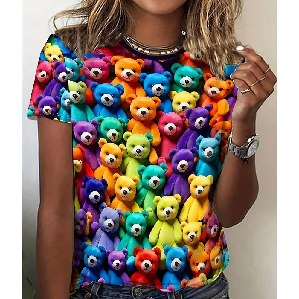 Summer Animal Cat Pattern T-Shirt For Kids 3D Printed T-shirts Fashion Casual Boys Tees Round Neck Girl Clothing Tops 100
Summer Animal Cat Pattern T-Shirt For Kids 3D Printed T-shirts Fashion Casual Boys Tees Round Neck Girl Clothing Tops 100